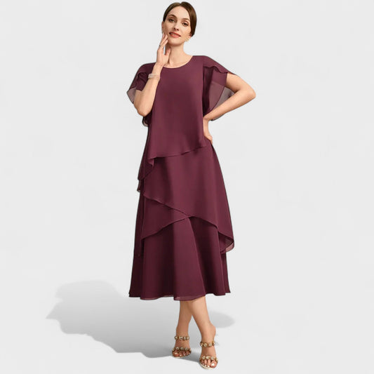 Alia - Elegantna haljina s volanima