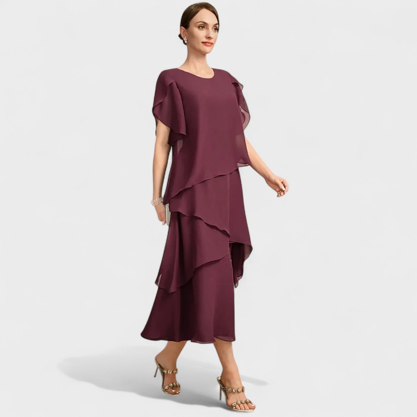 Alia - Elegantna haljina s volanima