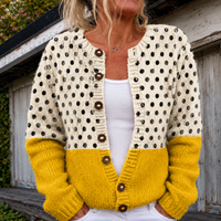 Jelena – Vintage Pleteni Kardigan