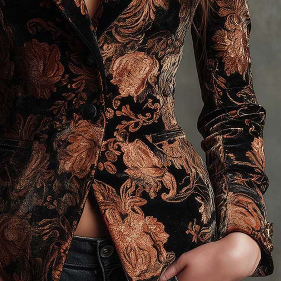 Jocelyn – Elegantni Blejzer S Cvjetnim Uzorkom – Slika 4