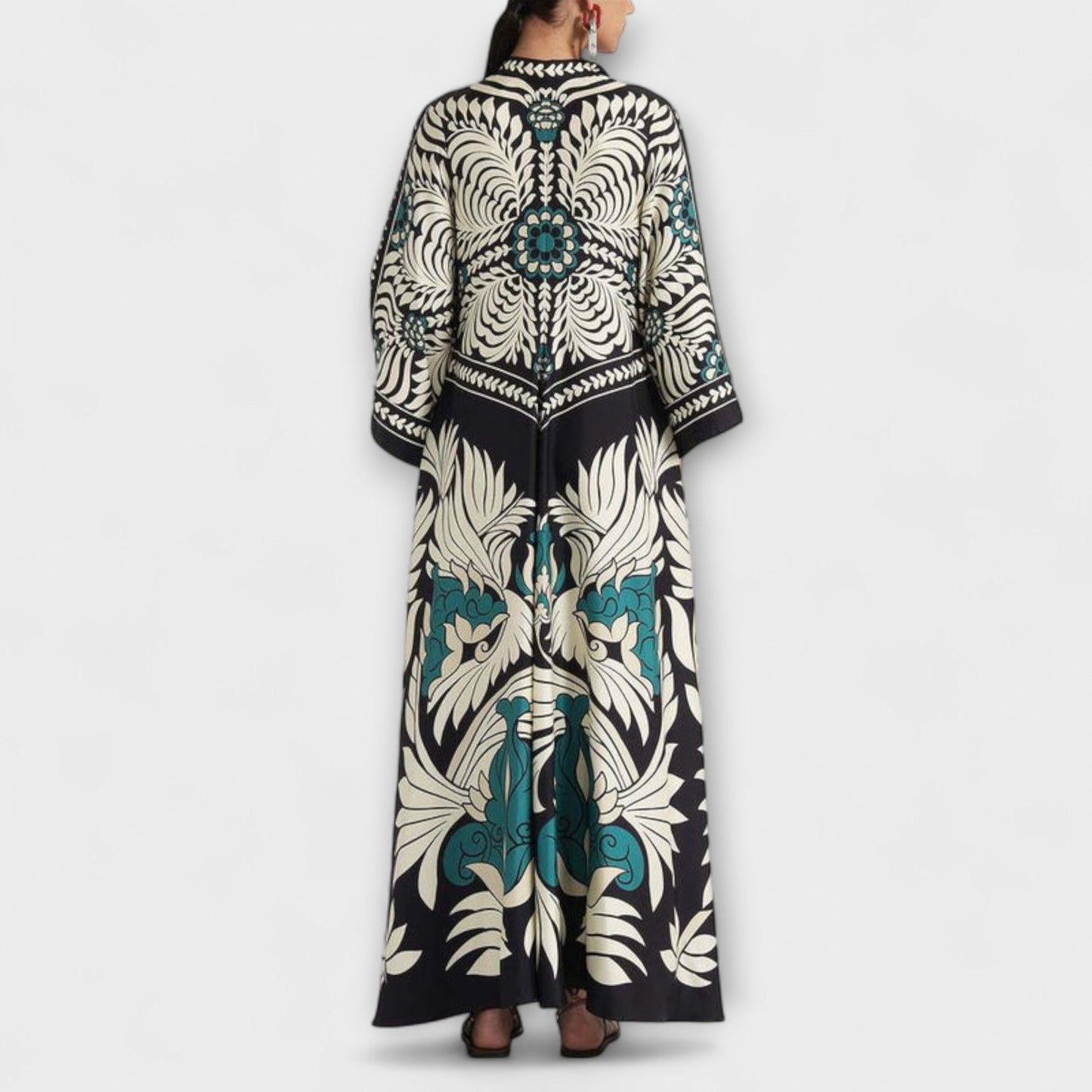 Giselle - Elegantne Maxi Haljine s Cvjetnim Tiskom