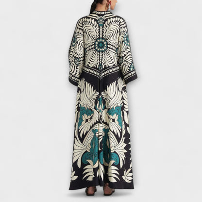 Giselle - Elegantne Maxi Haljine s Cvjetnim Tiskom