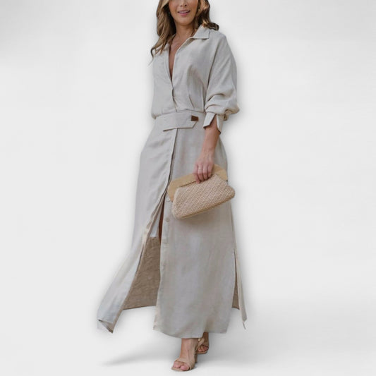 Jeanette - maxi haljina s s s U-izrezom