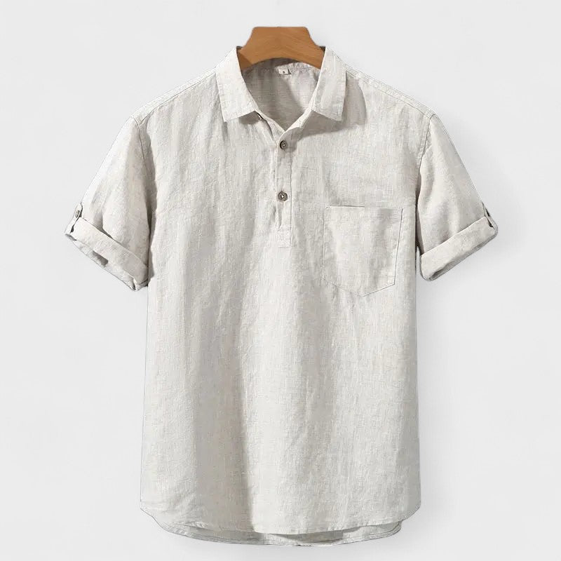 Kaj - Polo majica od lanenega platna