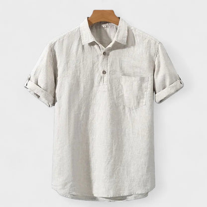 Kaj - Polo majica od lanenega platna