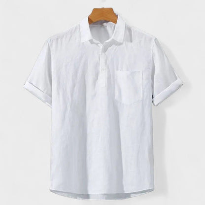 Kaj - Polo majica od lanenega platna