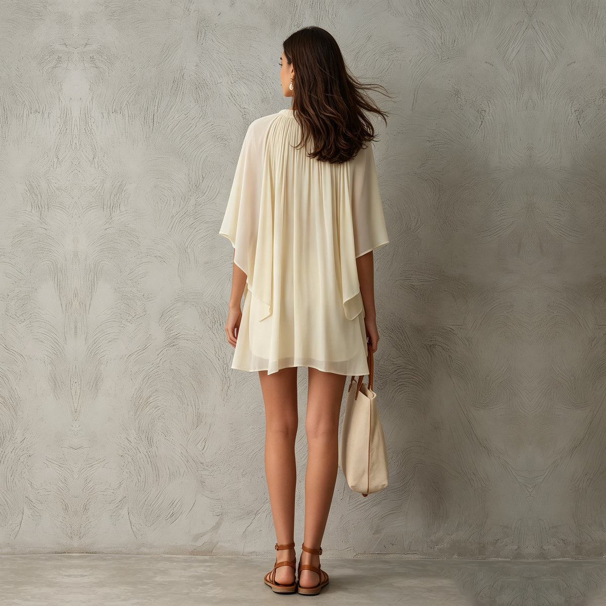 Katarina – Ležerna Boho Mini Haljina – slika 4