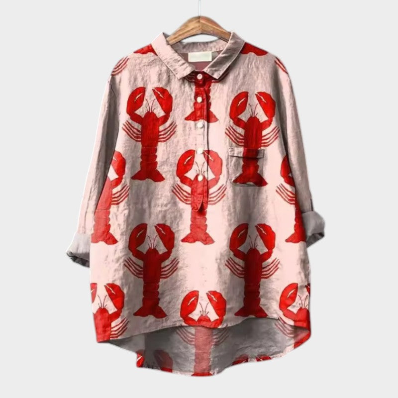 Krabben | Premium bluza s cvjetnim uzorci