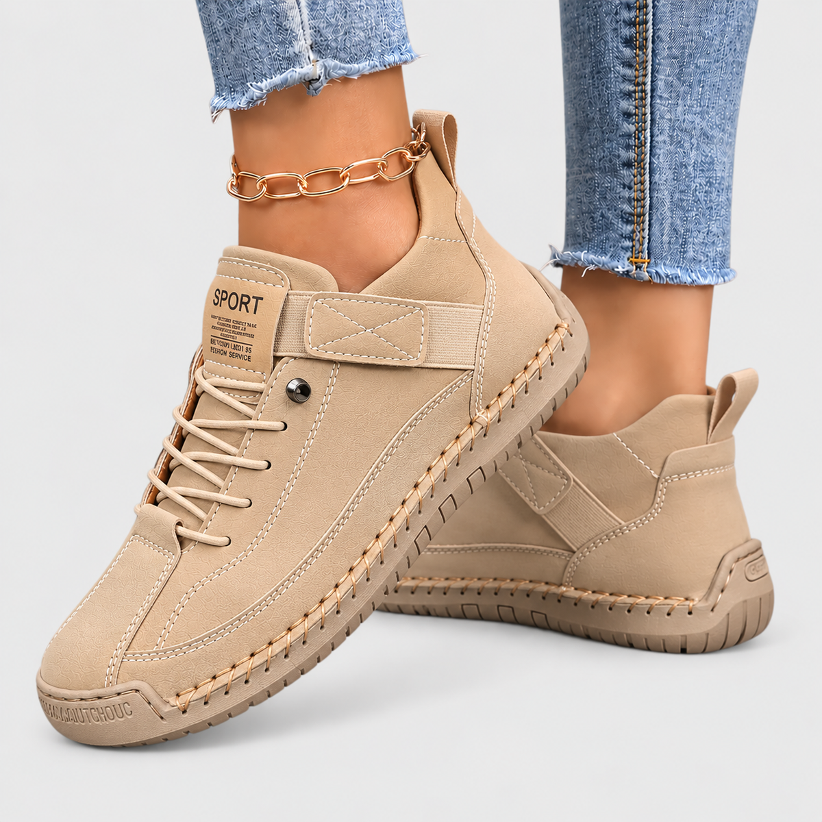 Mia orthopedic sneakers - beige