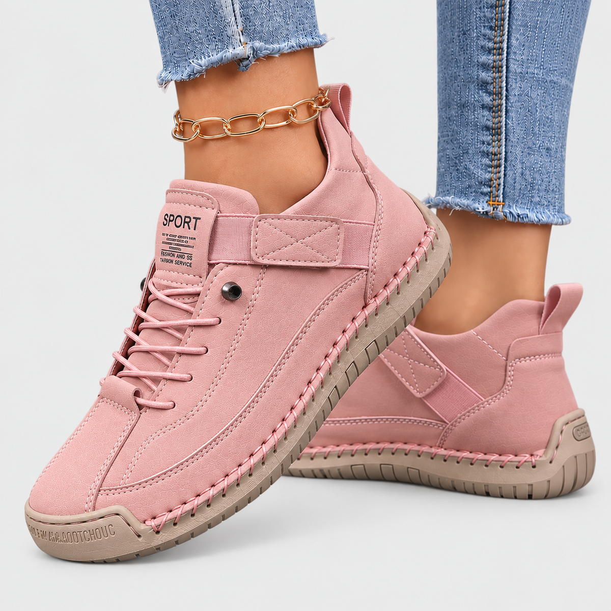 Mia orthopedic sneakers - pink