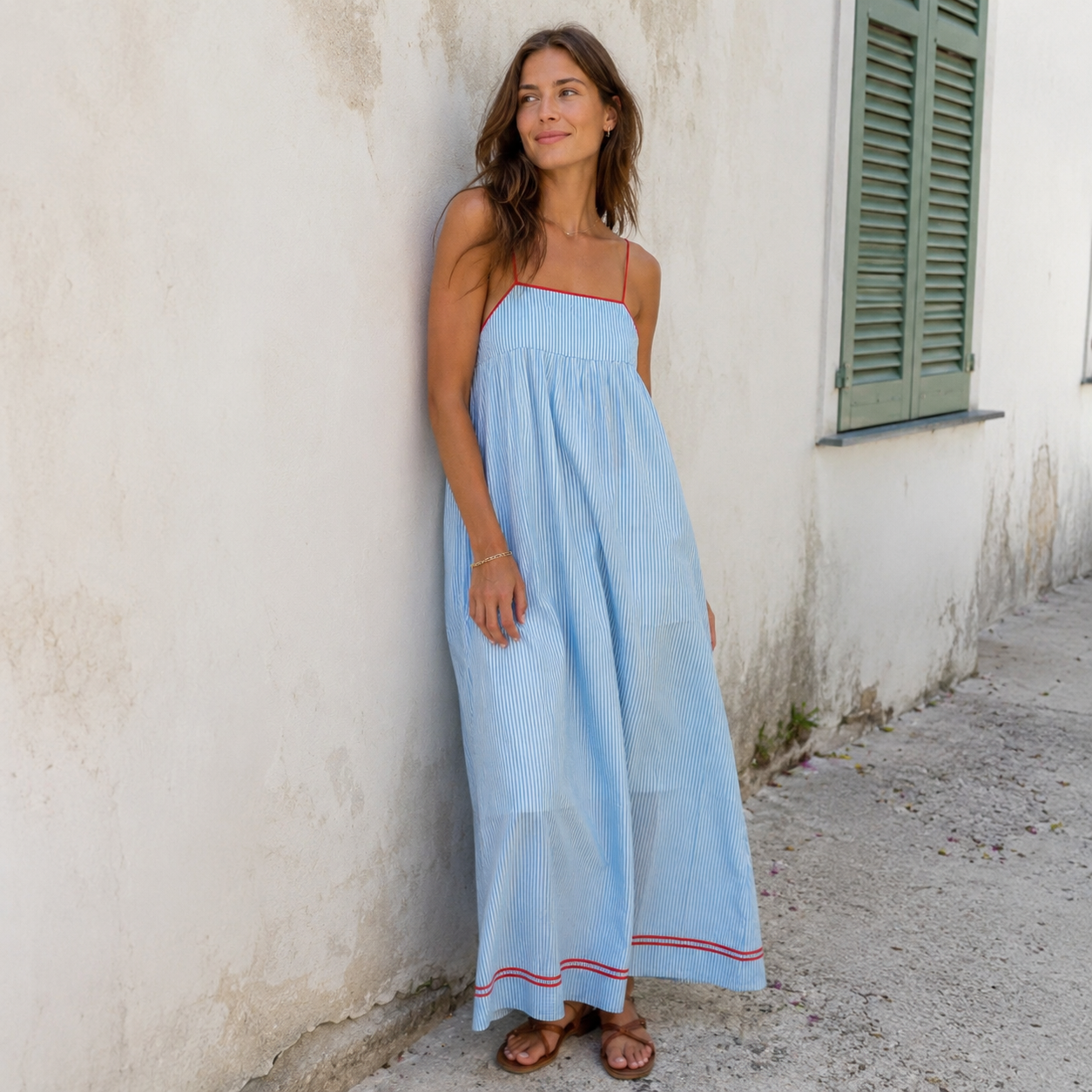 Tina – Prugasta maxi haljina