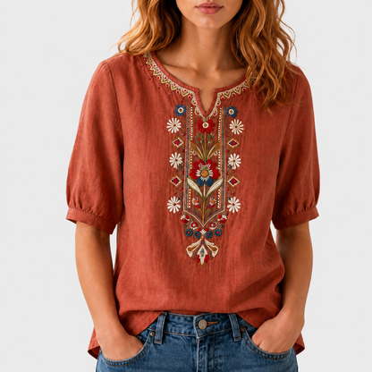 Maja – Cvjetna Vezena Bluza