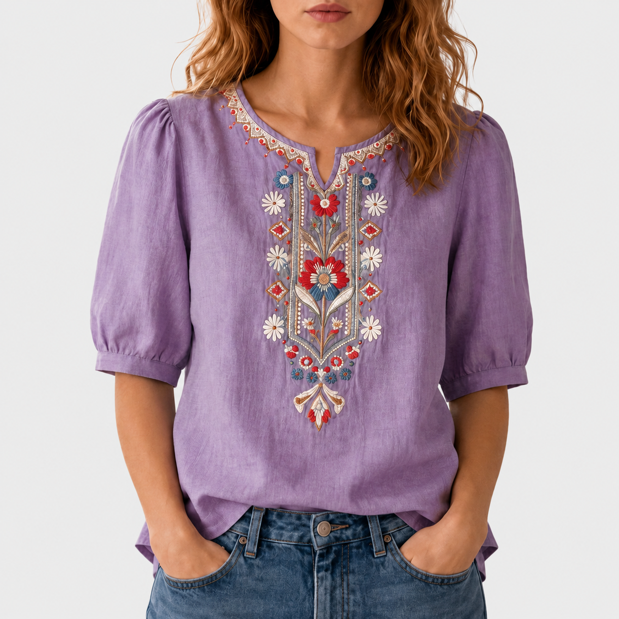 Maja – Cvjetna Vezena Bluza