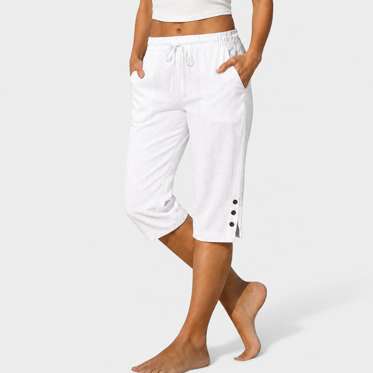 Tjaša – Udobne Capri Hlače